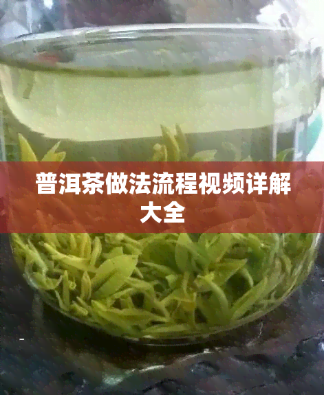 普洱茶做法流程视频详解大全