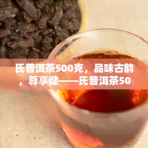 氏普洱茶500克，品味古韵，尊享健——氏普洱茶500克特促销！