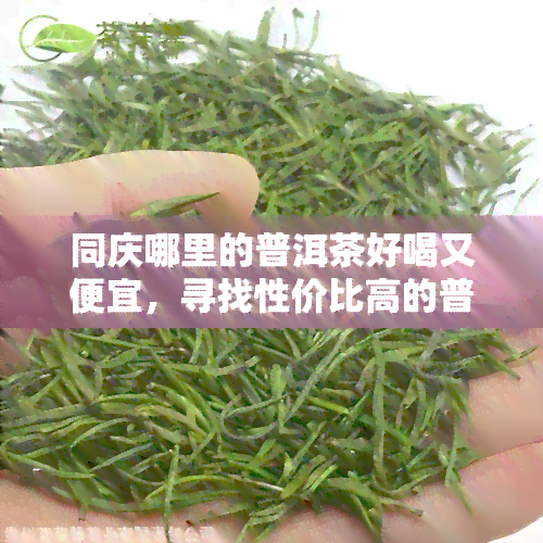 同庆哪里的普洱茶好喝又便宜，寻找性价比高的普洱茶？同庆哪里的好喝又便宜！