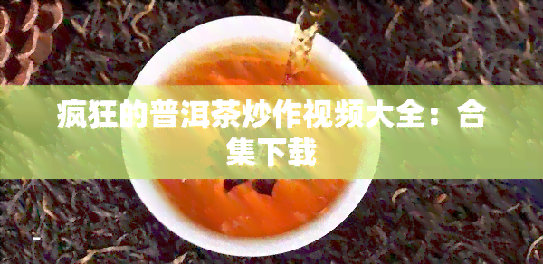 疯狂的普洱茶炒作视频大全：合集下载