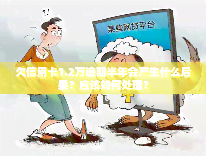 欠信用卡1.2万逾期半年会产生什么后果？应该如何处理？