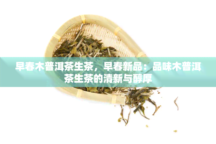 早春木普洱茶生茶，早春新品：品味木普洱茶生茶的清新与醇厚