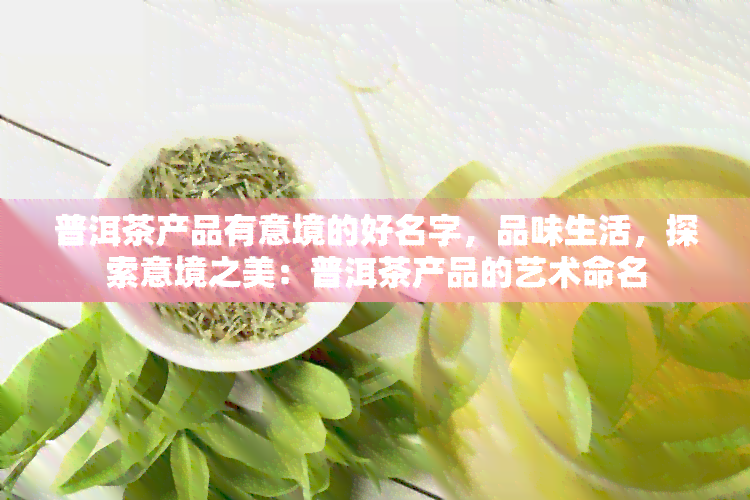 普洱茶产品有意境的好名字，品味生活，探索意境之美：普洱茶产品的艺术命名