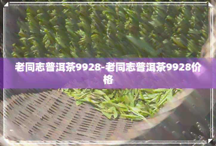 老同志普洱茶9928-老同志普洱茶9928价格