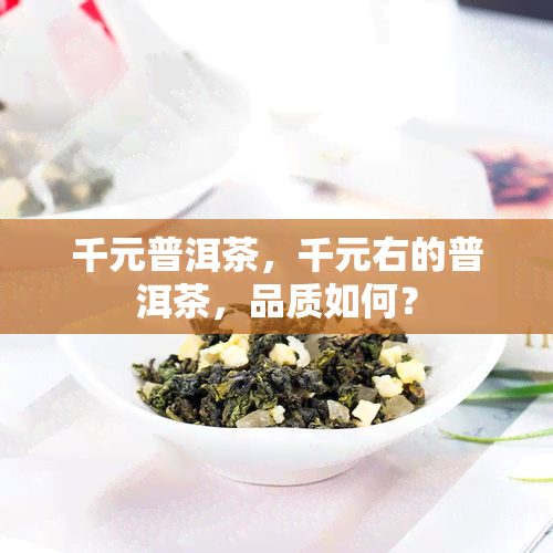 千元普洱茶，千元右的普洱茶，品质如何？