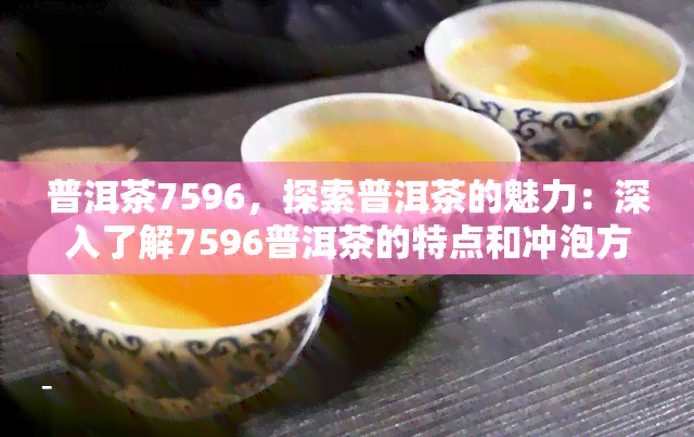 普洱茶7596，探索普洱茶的魅力：深入了解7596普洱茶的特点和冲泡方法