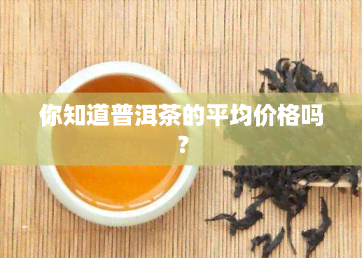 你知道普洱茶的平均价格吗？