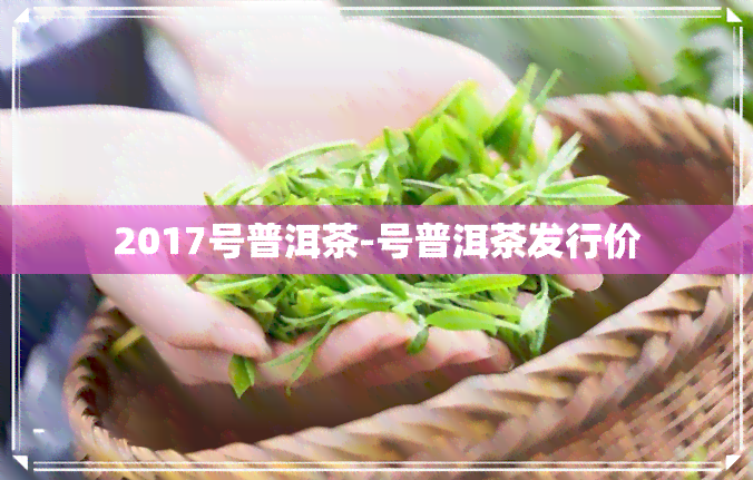 2017号普洱茶-号普洱茶发行价