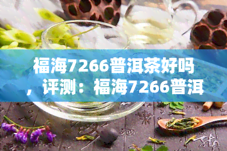 福海7266普洱茶好吗，评测：福海7266普洱茶，究竟如何？