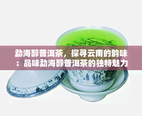 勐海醇普洱茶，探寻云南的韵味：品味勐海醇普洱茶的独特魅力