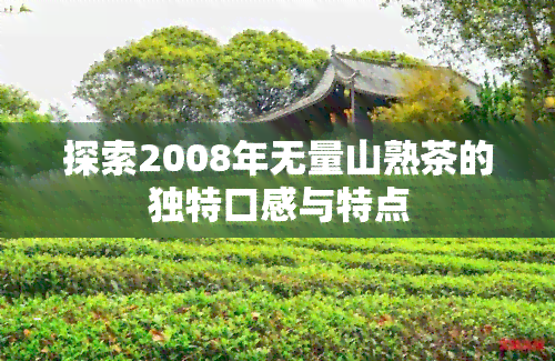 探索2008年无量山熟茶的独特口感与特点