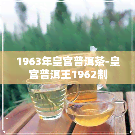 1963年皇宫普洱茶-皇宫普洱王1962制