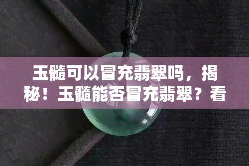 玉髓可以冒充翡翠吗，揭秘！玉髓能否冒充翡翠？看专业人士如何解答