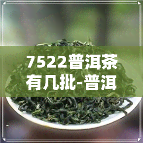 7522普洱茶有几批-普洱茶7521