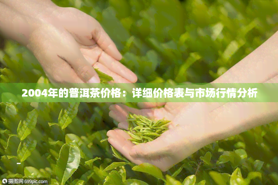 2004年的普洱茶价格：详细价格表与市场行情分析