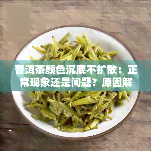 普洱茶颜色沉底不扩散：正常现象还是问题？原因解析