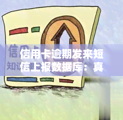 信用卡逾期发来短信上报数据库：真实情况及应对措