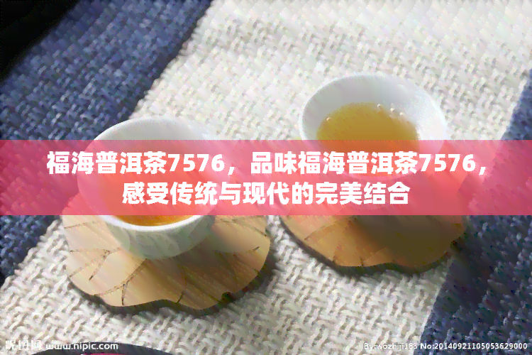 福海普洱茶7576，品味福海普洱茶7576，感受传统与现代的完美结合