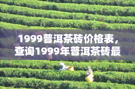 1999普洱茶砖价格表，查询1999年普洱茶砖最新市场价格，一文带你了解！