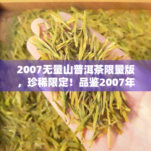 2007无量山普洱茶限量版，珍稀限定！品鉴2007年无量山普洱茶限量版的独特魅力