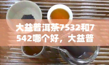 大益普洱茶7532和7542哪个好，大益普洱茶：7532与7542，哪个更具优势？