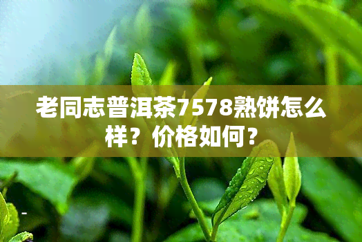 老同志普洱茶7578熟饼怎么样？价格如何？