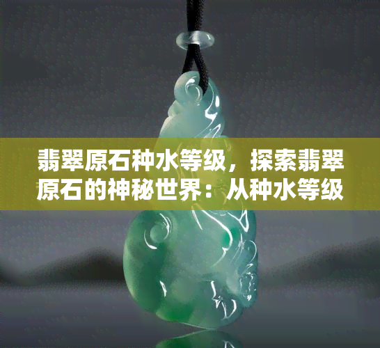 翡翠原石种水等级，探索翡翠原石的神秘世界：从种水等级解读宝石品质