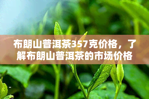 布朗山普洱茶357克价格，了解布朗山普洱茶的市场价格：357克茶叶的参考价是多少？