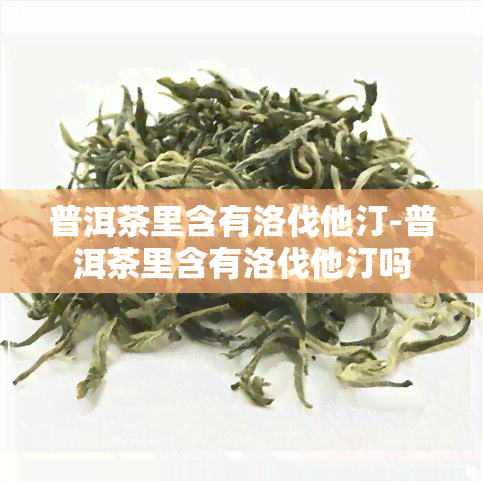 普洱茶里含有洛伐他汀-普洱茶里含有洛伐他汀吗