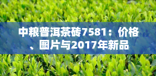 中粮普洱茶砖7581：价格、图片与2017年新品