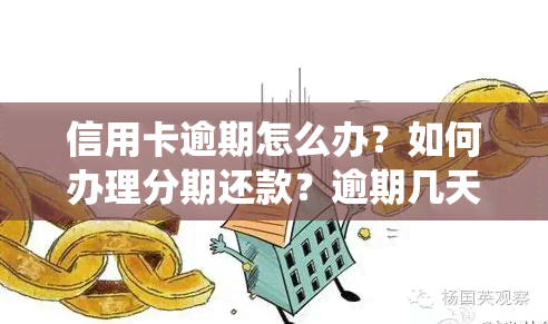 信用卡逾期怎么办？如何办理分期还款？逾期几天会录入系统？