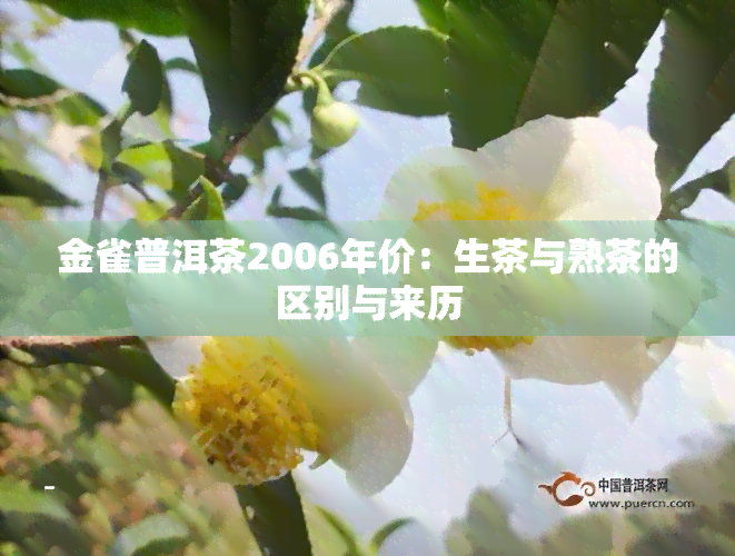 金雀普洱茶2006年价：生茶与熟茶的区别与来历