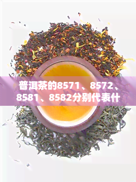 普洱茶的8571、8572、8581、8582分别代表什么意思？