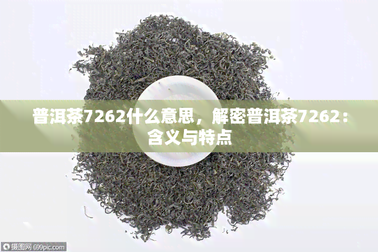 普洱茶7262什么意思，解密普洱茶7262：含义与特点