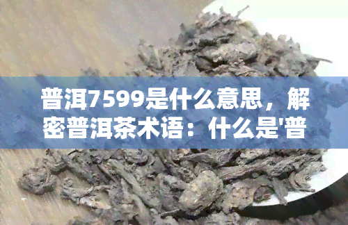 普洱7599是什么意思，解密普洱茶术语：什么是'普洱7599'？