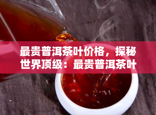 最贵普洱茶叶价格，探秘世界顶级：最贵普洱茶叶价格大揭秘