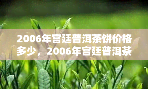 2006年宫廷普洱茶饼价格多少，2006年宫廷普洱茶饼：价格探究与市场分析