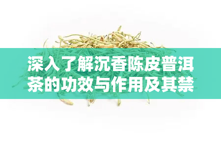 深入了解沉香陈皮普洱茶的功效与作用及其禁忌