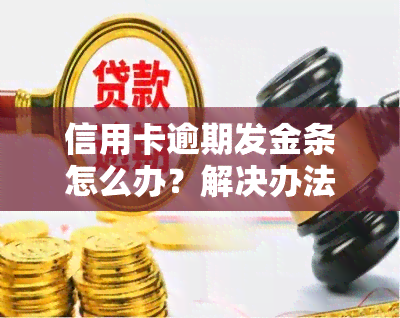 信用卡逾期发金条怎么办？解决办法及办理流程解析