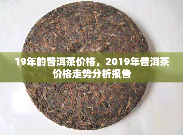 19年的普洱茶价格，2019年普洱茶价格走势分析报告