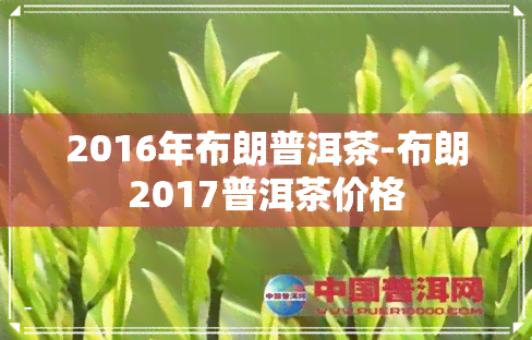 2016年布朗普洱茶-布朗2017普洱茶价格