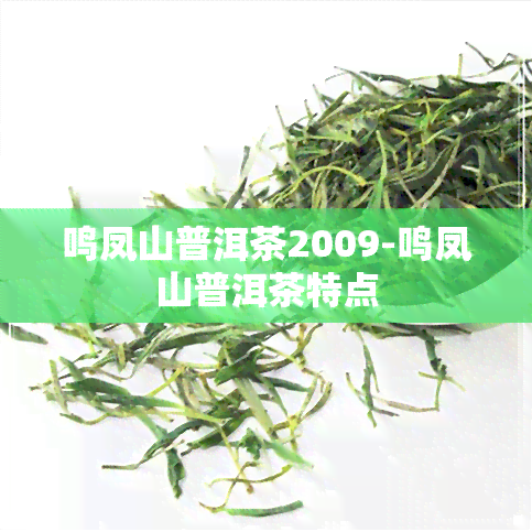 鸣凤山普洱茶2009-鸣凤山普洱茶特点