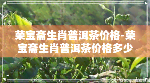 荣宝斋生肖普洱茶价格-荣宝斋生肖普洱茶价格多少