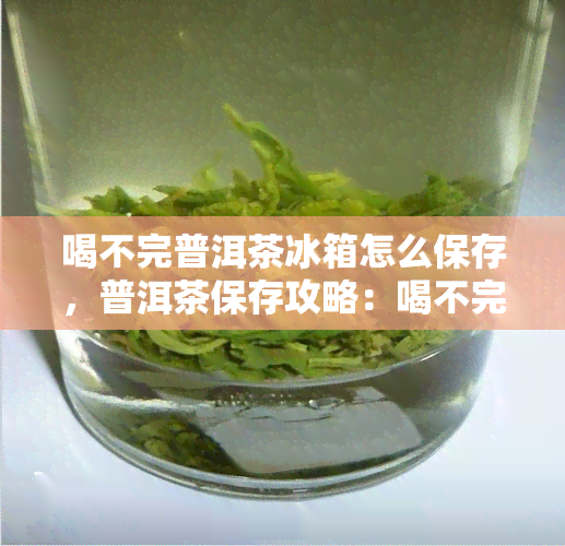 喝不完普洱茶冰箱怎么保存，普洱茶保存攻略：喝不完的茶叶如何妥善存放在冰箱中？