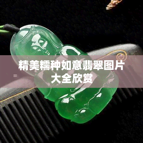 精美糯种如意翡翠图片大全欣赏