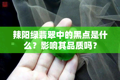 辣阳绿翡翠中的黑点是什么？影响其品质吗？