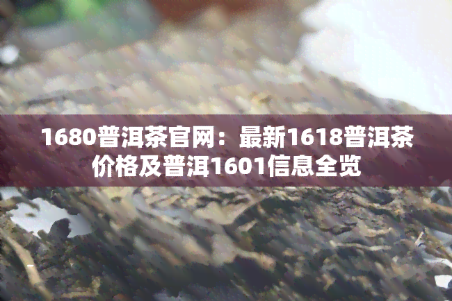 1680普洱茶官网：最新1618普洱茶价格及普洱1601信息全览