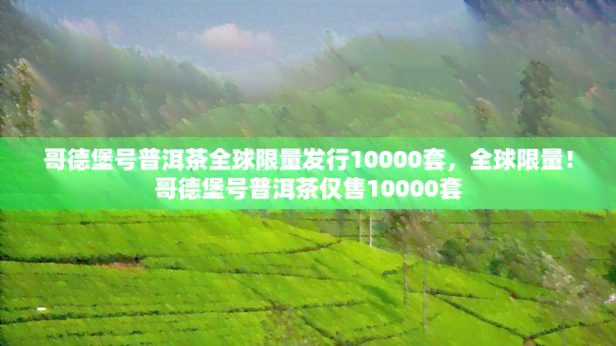 哥德堡号普洱茶全球限量发行10000套，全球限量！哥德堡号普洱茶仅售10000套