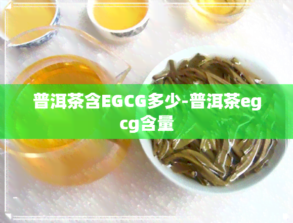 普洱茶含EGCG多少-普洱茶egcg含量