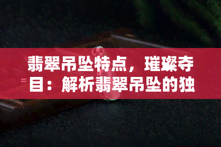 翡翠吊坠特点，璀璨夺目：解析翡翠吊坠的独特特点